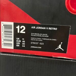 Jordan 11 Retro Win Like ‘96 Shoes in Gym Red